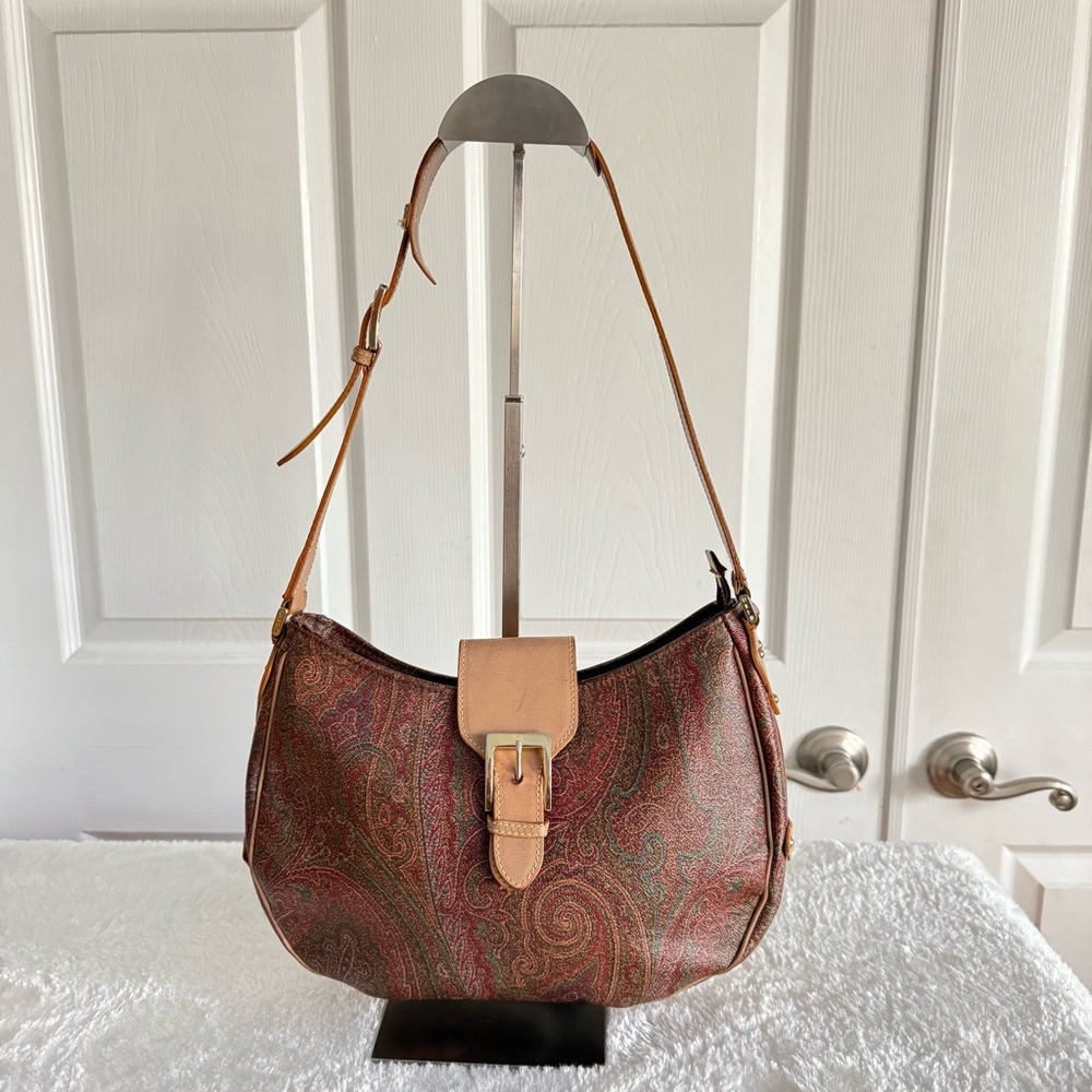 Etro Multicolor Paisley Shoulder Bag